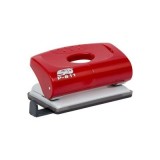 Perforator STD P-811, 10 coli, plastic, rosu