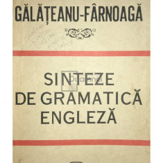 Georgiana Gălățeanu-Fârnoagă - Sinteze de gramatică engleză (editia 1987)
