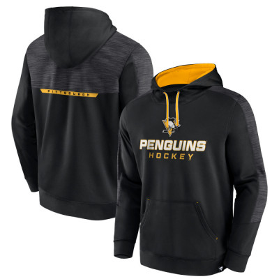 Pittsburgh Penguins hanorac de bărbați cu glugă Poly Fleece POH black - XL foto