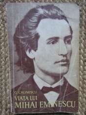 George Calinescu - Viata lui Mihai Eminescu foto