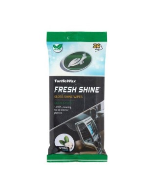 Servetele umede intretinere bord efect lucios 24 buc Turtle Wax Fresh Shine foto