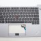 Carcasa superioara cu tastatura palmrest Laptop, Lenovo, ThinkPad E14 Gen 5 Type 21JR, 21JS, 5M11L92652, AM2Y8000100, iluminata, Artic Grey, layout US