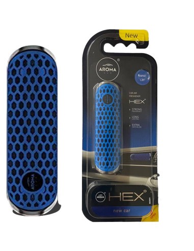 Odorizant auto Aroma Car Fancy Shapes Polymer Hex New Car