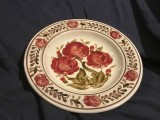 Farfurie romaneasca pictata perioada RSR anii 70 realizata la Sighisoara !