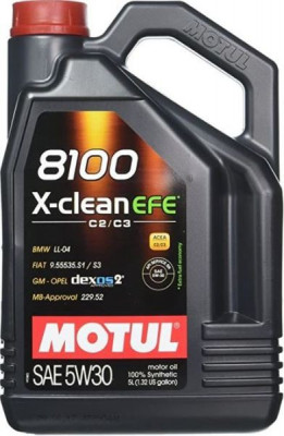 Ulei motor Motul 8100 X-Clean EFE 5W30 5L 8100XCLEANEFE5W305L foto