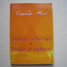 Povara comorilor / Burden of treasures - Vasile Mic (volum bilingv romano-englez