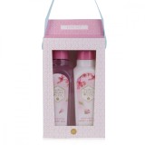 Set de Baie Sakura Spa, Cherry Blossom, Gel Dus 110 ml + Lotiune Corp 110 ml