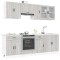 vidaXL Set de dulapuri de bucătărie 8 piese &bdquo;Kalmar&rdquo; lemn Sonoma gri 3314847