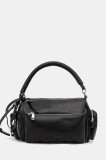 Desigual poseta HALF HABANA BLACK culoarea negru, 25SAXPBJ