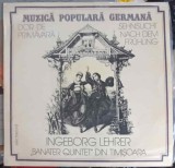 Disc vinil, LP. Muzica Populara Germana: Dor De Primavara = Sehnsucht Nach Dem Fr&uuml;hling-Ingeborg Lehrer, B-256450, Electrecord
