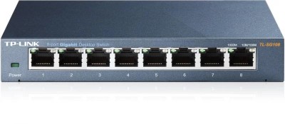 Switch TP-Link TL-SG108, 8 port, 10/100/1000 Mbps foto