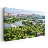 Tablou vedere panoramica Vancouver Canada Tablou canvas pe panza CU RAMA 60x120 cm