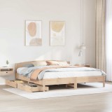 Cumpara ieftin Cadru de pat fără saltea, 180x200 cm, lemn masiv pin