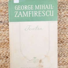 GEORGE MIHAIL ZAMFIRESCU -TEATRU