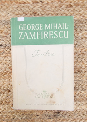 GEORGE MIHAIL ZAMFIRESCU -TEATRU foto