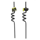 Set Paie Reutilizabile, Rasucite, Decorate cu Palarie si Uniforma de Absolvire, Negru, 6x270mm, 2 Bucăți, Oem