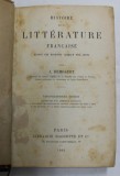 HISTOIRE DE LA LITTERATURE FRANCAISE par J. DEMOGEOT , 1892 , PREZINTA PETE SI URME DE UZURA *