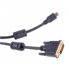 Cablu digital Cabletech DVI tata - HDMI tata 3m negru foto
