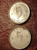 Lot 2 monede Franta: 5 centimes 1962 + 1963, stare UNC [poze]. Discount conform descriere [10 - 20 %. Vezi descrierea.].