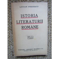 Lucian Predescu - Istoria Literaturii Romane