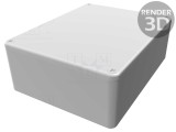 Carcasă universală aluminiu roșu 94x120x42 mm