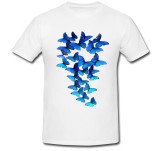 Cumpara ieftin Tricou &quot; Blue butterfly group &quot;