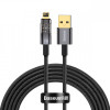 Cablu Baseus Explorer Series USB - Cablu Lightning 2,4A 2 M Negru (CATS000501)