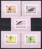 Niger 1976 - Jocurile Olimpice de iarnă - Innsbruck, 5 Colite DE LUX NDT, RARE, MNH