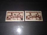 TIMBRE ROMANIA LP 231 LP 240 PRIETENIA ROMANO BULGARA 1948