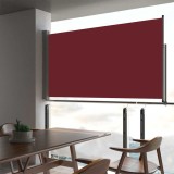 Cumpara ieftin Copertină laterală retractabilă de terasă, roșu, 160 x 300 cm