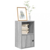 VidaXL Bibliotecă, gri sonoma, 31x24x52 cm, lemn prelucrat 860324