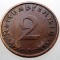 2.672 GERMANIA WWII 2 REICHSPFENNIG 1940 A