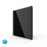 Telecomanda EC Tip Panou Dublu si 2 Senzori cu Touch LIVOLO din Sticla Securizata SmartElectro IntelligentHouse