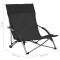 Scaune pliante 2 buc. Material textil negru - 8