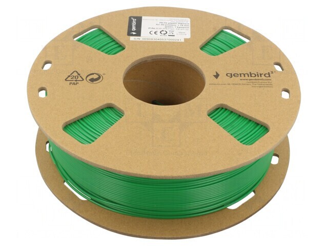 Filament PET-G Verde 1.75mm 1kg