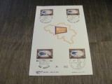 BELGICA 72 Expoziție Filatelică , 4 Timbre Obliterate 3F50, Ștampile Speciale din Diverse Orașe, Europa