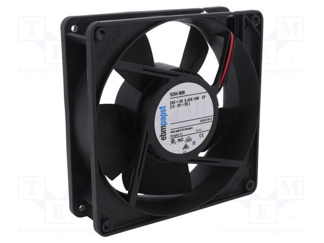 Ventilator EBM-PAPST DC axial 24V 127x127x38mm 252m3/h 50dBA
