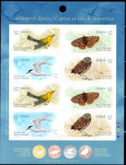 CANADA 2008, Fauna, Pasari, Fluturi, serie neuzata, MNH