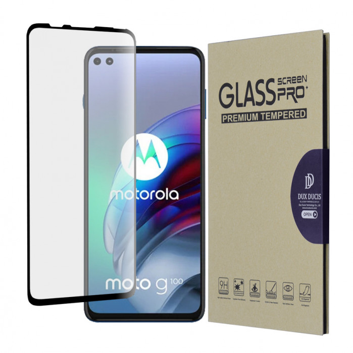 Dux Ducis - Folie sticla securizata - Motorola Moto Edge S / Moto G100 - Negru