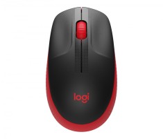 MOUSE LOGITECH, &quot;M190&quot;, PC sau NB, wireless, 2.4GHz, optic, 1000 dpi, butoane/scroll 3/1, , negru / rosu, 45507061 &quot;910-005908&quot; (timbru verde 0.18 lei
