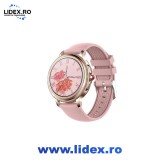 Ceas Smartwatch Dama Alhena, CF96, Cu Ecran Tactil si Certificare IP67, Rezistent la Apa, Monitorizare Ritm Cardiac si Oxigen, Moduri Sportive Multipl