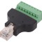 Adaptor RJ45 cu 8 Pini și Regletă de Conexiuni