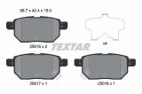 Set placute frana TEXTAR 2501601
