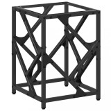 Cumpara ieftin Masuta de cafea, blat din sticla transparenta, 30x30x41 cm otel