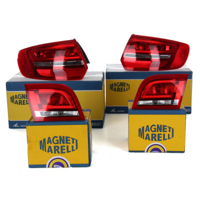 Set Lampi Stop Spate Dreapta + Stanga Magneti Marelli Audi A3 8PA 2008-2013 Sportback 714021930702 + 714021930802 + 714021920702 + 714021920802 foto