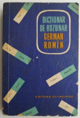 Dictionar de buzunar german-roman (1961) ? Mihai Isbasescu foto