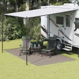 vidaXL Accesoriu cort Gri deschis Policoton 250 x 450 cm Cort