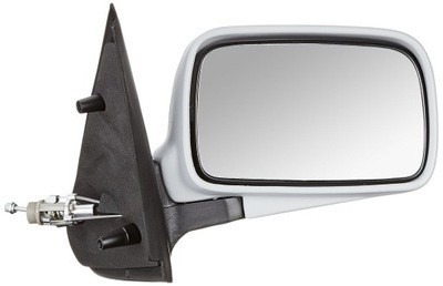 Oglinda exterioara VW Polo (6Kv) Classic/Combi 11.1995-06.1999 Partea Dreapta Crom Convex Manuala Prin Cablu Fara Incalzire 6K1857508E, carcasa grund foto