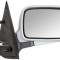 Oglinda exterioara VW Polo Classic/Combi 11.1995-06.1999 Partea Dreapta Crom Convex Manuala Prin Cablu Fara Incalzire 6K1857508E, carcasa grunduita