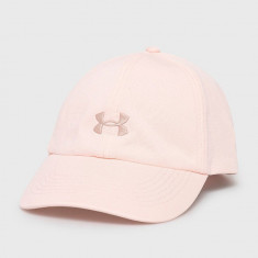 Under Armour șapcă 1351267 culoarea roz, material neted 1351267-659